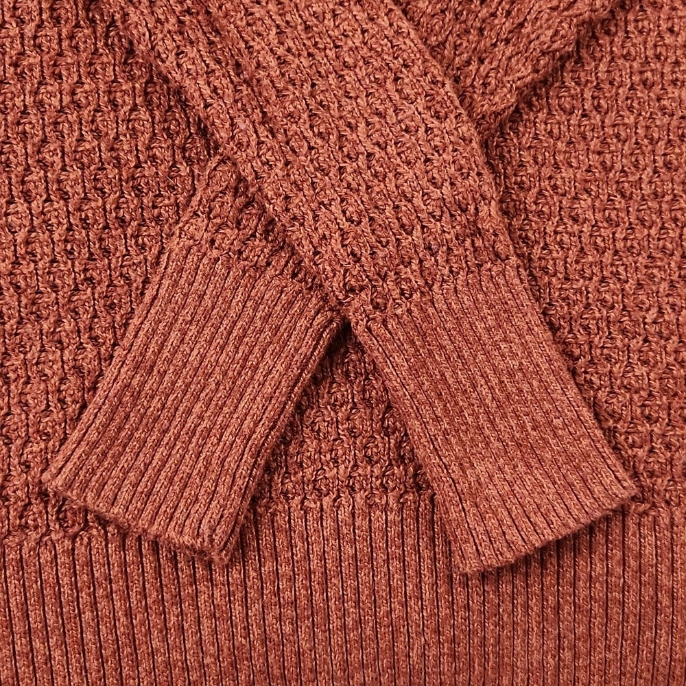 American Eagle Outfitters rust colored v neck sweater size XS - Picture 7 of 12